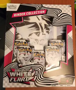 Pokemon Scarlet And Violet White Flare Binder Collection New Unopened! - Image 1