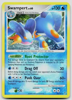 Swampert (DPPt Supreme Victors) 12/147 Deck Exclusives Pokemon MP - Image 1