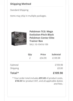 2x Pitch Black Pokemon Center ETB | New/Sealed | PRESALE - Image 2