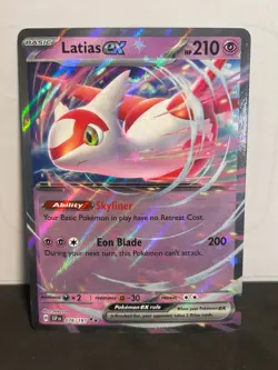 Latias ex Double Rare SV08: Surging Sparks #076/191 Pokemon TCG - Image 1