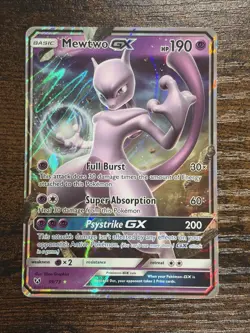 Mewtwo GX 39/73 Pokemon Shining Legends Holo Ultra Rare NM - Image 1