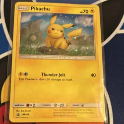 Pokemon TCG Pikachu SM183 SM EN Holo Promo MP/HP PLEASE READ DESCRIPTION - Image 1