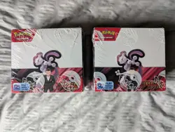 Pokemon TCG Destined Rivals Booster Box X2 Please read description and see photo - Image 1