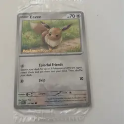 Pokemon Eevee 133/165 Sealed Pokemon Together Promo Card - Image 1