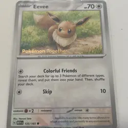 Pokemon Eevee 133/165 Sealed Pokemon Together Promo Card - Image 4