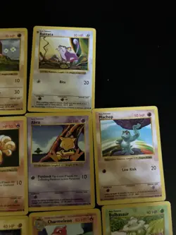 Pokemon TCG Shadowless Base Set Lot 19 Cards Charmander Squirtle Pikachu Etc - Image 5