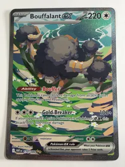 Pokemon TCG White Flare Full Art Bouffalant EX 170/086 Near Mint - Image 1