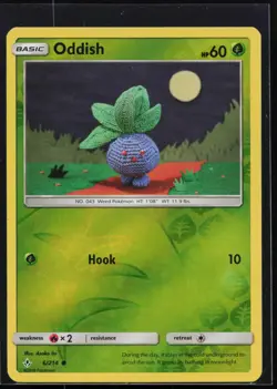 Oddish 6/214 Common Unbroken Bonds Pokemon Reverse Holo NM - Image 1
