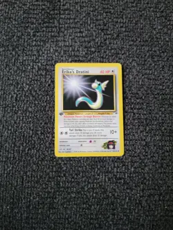 Pokemon Gym Heroes 1st Edition Regular Erika's Dratini 42/132 MP-LP OC1676 - Image 1