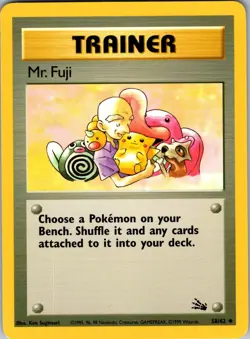 Mr. Fuji 58/62 Fossil Pokemon NM Unlimited - Image 1