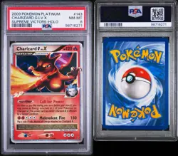 2009 Pokemon Supreme Victors - Charizard G Lv.X 143/147 Holo PSA 8 - Image 3