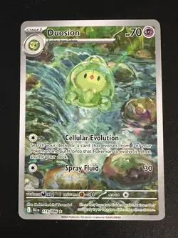 Duosion 119/086 Pokemon Black Bolt Illustration Rare Full Art Holo NM - Image 1