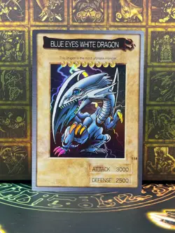Yugioh bandai No.118 Blue Eyes White Dragon 1999 old school English - Image 2