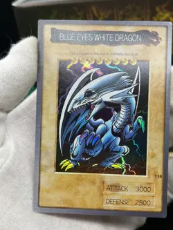Yugioh bandai No.118 Blue Eyes White Dragon 1999 old school English - Image 3