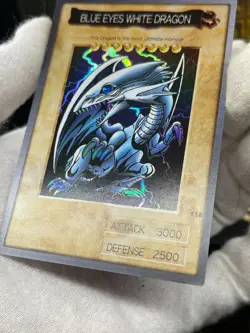 Yugioh bandai No.118 Blue Eyes White Dragon 1999 old school English - Image 4