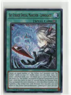 Yugioh Sky Striker Special Maneuver Lemnisgate! DUAD-EN069 Ultra Rare 1st Ed - Image 1