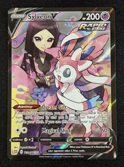 The Pokemon Company Sylveon V TG14/TG30 Brilliant Stars TG UR Full Art Holo EN - Image 1