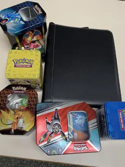 LOT Pokemon Binder ALL RARES Scarlet & Violet w/ Tins And Extras - Image 1