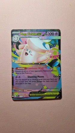 ✨ Mega Clefable ex 072 Black Star Promo Pokemon Mega Evolution Pokemon TCG Card - Image 1