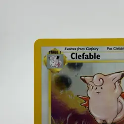 Pokemon TCG Clefable Holo Unlimited Rare Card Jungle Base Set 1/64 NM WOTC 1999 - Image 2
