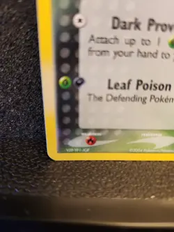 Pokemon Dark Celebi 4/101 EX Hidden Legends Holo Rare 2004 TCG Card - Image 5