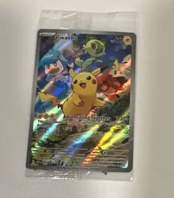 Pikachu - SVP 027 - CRIMP ERROR - Black Star Promo - Pokemon Card - SEALED - Image 1