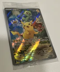 Pikachu - SVP 027 - CRIMP ERROR - Black Star Promo - Pokemon Card - SEALED - Image 3