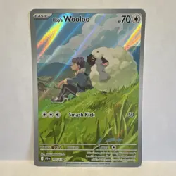 The Pokemon Company Pokemon TCG Hop's Wooloo 170/159 IR Holo FA Eng Sv09 - Image 1