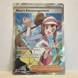 The Pokemon Company Pokemon TCG Rosa's Encouragement 114/088 UR Holo FA Eng 2022 - Image 1