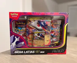 (NEW) Pokemon TCG Mega Latias EX Box English 2015 Booster Promo Oversized - Image 1