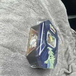 Pokemon TCG Triple Whammy Tin 2024 Tyranitar Larvitar Pupitar Booster - Image 2