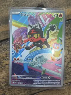 Rowlet Litten Popplio MEP 043 044 045 First Partner Series 1 Promo Pokemon Cards - Image 2