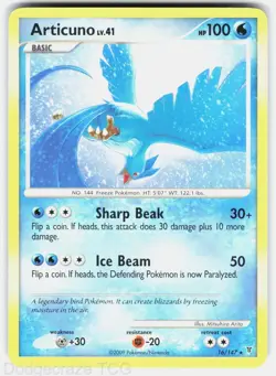 Articuno 16/147 Rare Supreme Victors Pokemon LP - Image 1