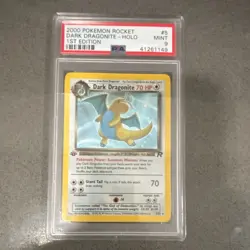 Pokemon TCG Dark Dragonite PSA 9 2000 Team Rocket 1st Edition Holo 5/82 - Image 1