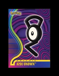 2001 Topps POKEMON JOHTO #201 UNOWN - LP - Image 1