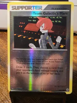 1x Lp Team Galactic's Mars 126/132 Pokemon Secret Wonders Reverse Holo - Image 1