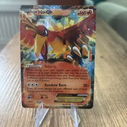 Pokemon - Ho-Oh Ex - 22/124 - Dragons Exalted Black & White Ultra Rare 2012 LP - Image 1