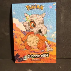 Pokemon Cubone Cracked Ice Holo 2024 Crystal Card Collection Peru US Seller - Image 1