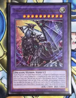 Timaeus the United Magical Dragon MZMU-EN012 | Mint 1st Ed Yugioh Ultra Rare - Image 1