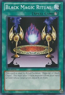 Yugioh! LP Black Magic Ritual - LCYW-EN078 - Common - Unlimited Edition Lightly - Image 1