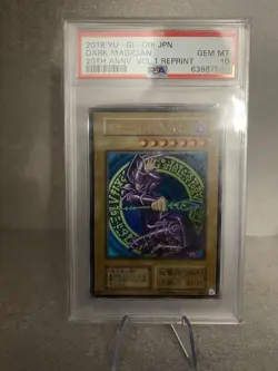 Yu-Gi-Oh PSA10 GEM MINT Dark Magician Vol.1 20TH Reprint Ultra Japanese PS63 - Image 1