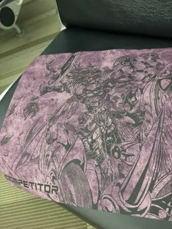 Yugioh LDS Yggdrasil Gladiator Beast Heraklinos Playmat Competitor Purple -Rare - Image 2