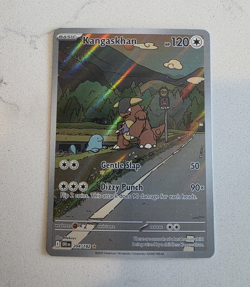 Pokemon TCG Kangaskhan 204/182 SV10 Destined Rivals Illus Rare Holo EN - Image 1