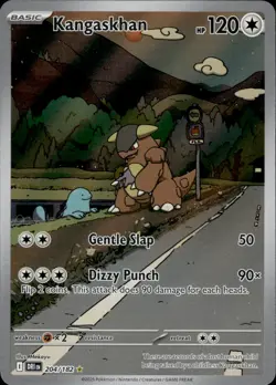 Kangaskhan Holo Illustration Rare SV10: Destined Rivals 204/182 NM - Image 1