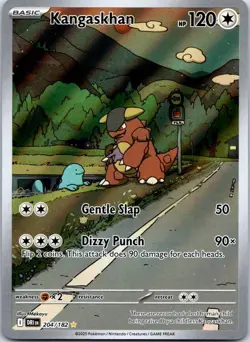 Kangaskhan Illustration Rare SV10: Destined Rivals 204/182 NM - Image 1