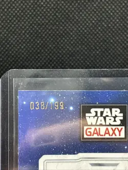 2024 Topps Star Wars Chrome Galaxy A Look to the Past Aqua Sonar Ref /199 #30 - Image 3