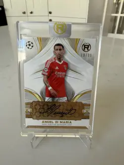 2024/25 Topps Reverence UCC - Angel Di Maria Auto 18/99 - Benfica Gold - Image 1