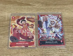 One Piece TCG- Monkey.D.Luffy P-080 - Demo Promo - Image 1