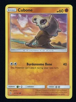 Cubone 57/131 Common Forbidden Light Near Mint - Image 1