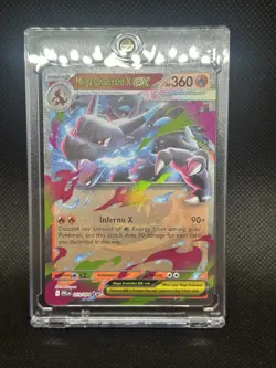 Mega Charizard X ex 013/094 Double Rare Phantasmal Flames Pokemon Card NM/M - Image 1